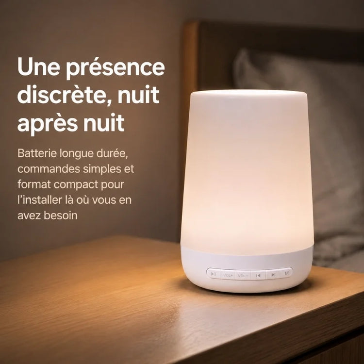 Machine à bruit blanc et veilleuse | 28 sons